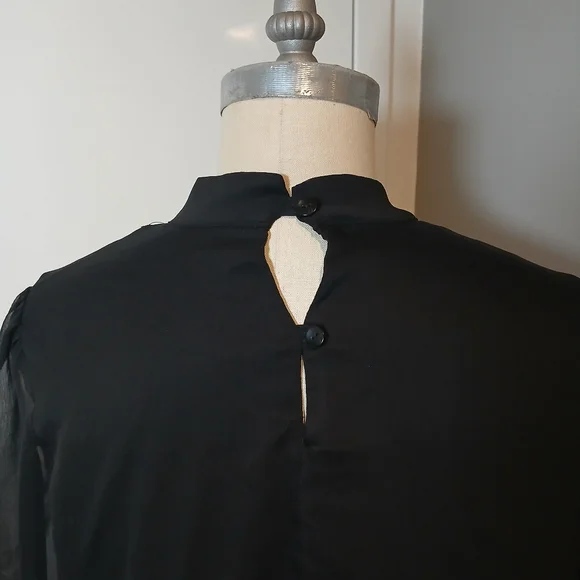 Myline Moda Black Dress / Size 44 - Picture 7 of 11